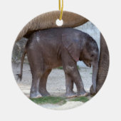 Ornement En Céramique Eléphant bébé (Devant)