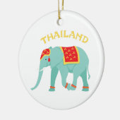 Ornement En Céramique Éléphant de la Thaïlande (Gauche)