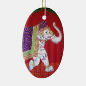 Ornement En Céramique Éléphants d'Asie (Droite)