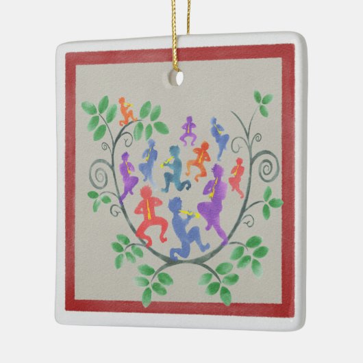 Ornement En Céramique Eleven Piper Piping (Gauche)