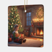 Ornement En Céramique Elf (Gauche)