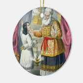 Ornement En Céramique Eli interrogeant Samuel concernant la vision, de (Gauche)