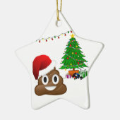 Ornement En Céramique emoji de noël (Gauche)