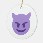 Ornement En Céramique emoji diable (Gauche)