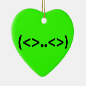 Ornement En Céramique Emoticon japonais ALIEN (Droite)