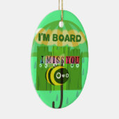 Ornement En Céramique En gros, tu me manques (Droite)