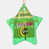 Ornement En Céramique En gros, tu me manques (Gauche)