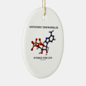 Ornement En Céramique Énergie (ATP) d'adénosine triphosphate pendant la (Droite)