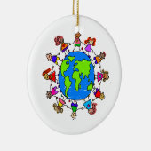 Ornement En Céramique Enfants du monde (Droite)