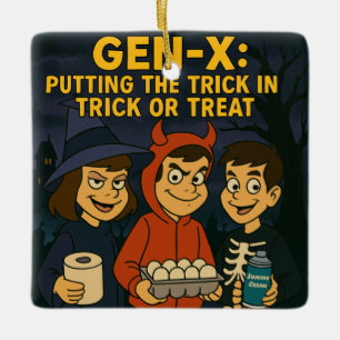 Ornement En Céramique Enfants Gen-X : Maîtres du mal