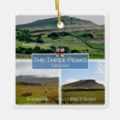Ornement En Céramique ENG003 PARC NATIONAL DALES, Yorkshire, (Devant)