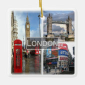 Ornement En Céramique ENG048 LONDRES, Angleterre, Europe, (Devant)