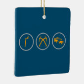 Ornement En Céramique Engin d'Escalade de glace (Droite)