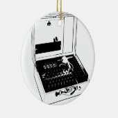 Ornement En Céramique Enigma Machine Cryptography World War II (Droite)