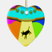 Ornement En Céramique Enlèvement d'Aliens (Droite)