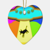 Ornement En Céramique Enlèvement d'Aliens (Gauche)