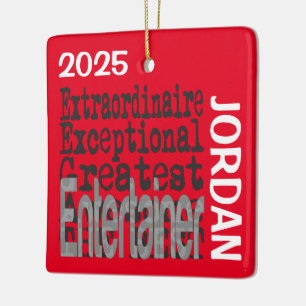 Ornement En Céramique Entertainer Extraordinaire CUSTOM