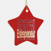 Ornement En Céramique Entrepreneur Extraordinaire (Droite)