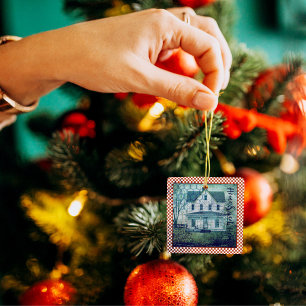 Ornement En Céramique Ephémère rustique de la maison de pays Vintage