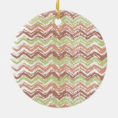 Ornement En Céramique Épice de scribble Chevron ZigZag (Dos)