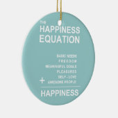 Ornement En Céramique Équation de bonheur (Droite)