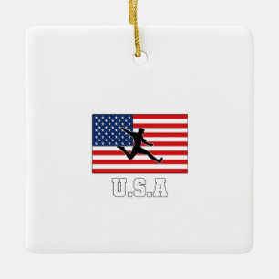 Ornement En Céramique Équipe cycliste USMNT