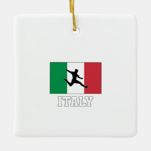 Ornement En Céramique Équipe d'Italie de football