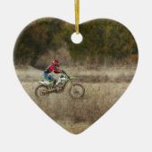 Ornement En Céramique Équitation Vélo De Chemin (Devant)