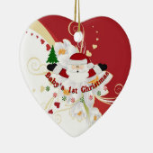 Ornement En Céramique Ęr Noël de Babys (Droite)