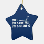 Ornement En Céramique Escalade des glaces - Ne tombez pas (Gauche)