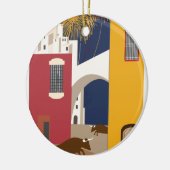 Ornement En Céramique Espagne Vintage voyage (Gauche)