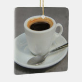 Ornement En Céramique Espresso frais brassé (Droite)