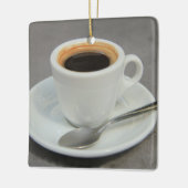 Ornement En Céramique Espresso frais brassé (Gauche)