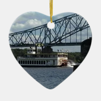 Ornement En Céramique Esprit de bateau à  vapeur de Dubuque