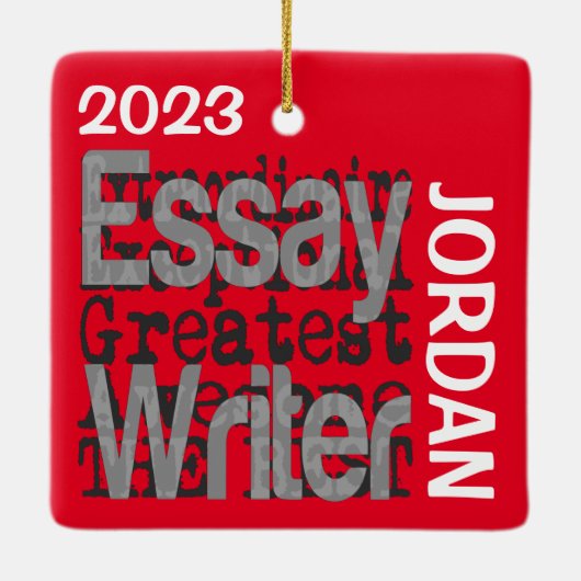 Ornement En Céramique Essay Writer Extraordinaire CUSTOM (Dos)