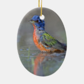 Ornement En Céramique Étamine peinte par mâle (Dos)