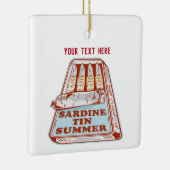 Ornement En Céramique Été de Sardine (Droite)