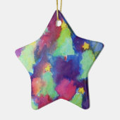 Ornement En Céramique Étoile D'ARBRE DE NOËL (Gauche)