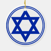 Ornement En Céramique Étoile de David (Dos)
