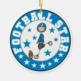 Ornement En Céramique Étoile de football