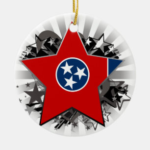 Ornement En Céramique Étoile du Tennessee