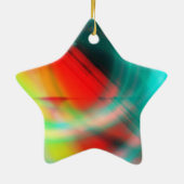 Ornement En Céramique Étoile pour arbre de Noël (Dos)