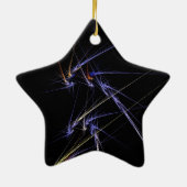 Ornement En Céramique Étoile pour arbre de Noël (Dos)