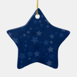 Ornement En Céramique Étoile pour sapin de Noël