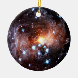 Ornement En Céramique Étoile supergéante rouge V838 Monocerotis Photo Hu