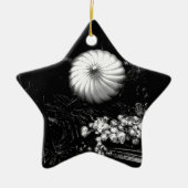 ORNEMENT EN CÉRAMIQUE ÉTOILES AVEC **DÉCORATIONS DE NOËL** (Devant)