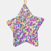 Ornement En Céramique étoiles colorées (Gauche)