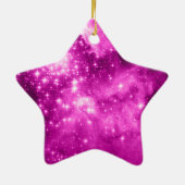 Ornement En Céramique Étoiles roses (Dos)