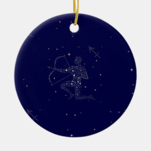 Ornement En Céramique étoiles sagittaire