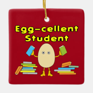 Ornement En Céramique Étudiant brillant